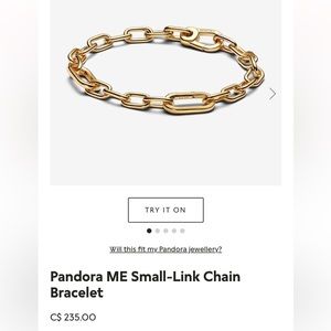 Pandora Me Small link chain